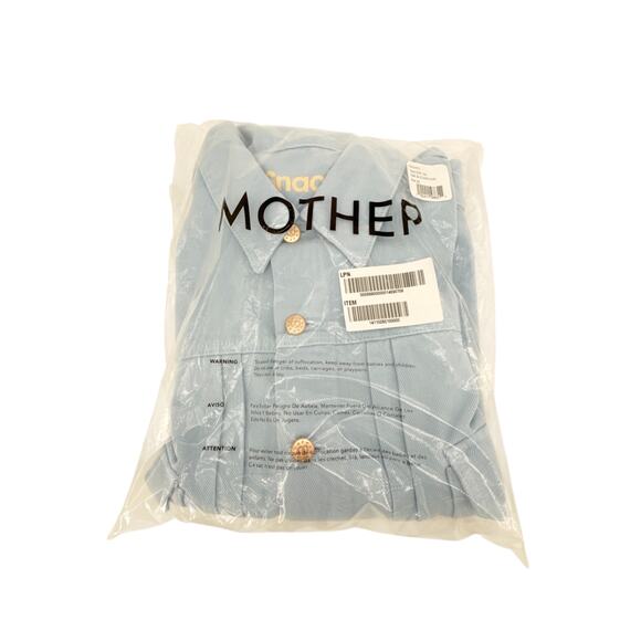 MOTHER Denim SNACKS! The Big Bite Jacket in Blue Barrymore XS - Picture 11 of 16